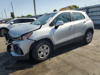2019 Chevrolet Trax LS z VIN 3GNCJKSB4KL175319, wystawiony jako Copart lot #57647735 z przebiegiem 147 329 mil mil oraz Szkoda całkowita • Salvage title. Historia ofert i sprzedaży dostępna na DreamBid. Obrazek 1.