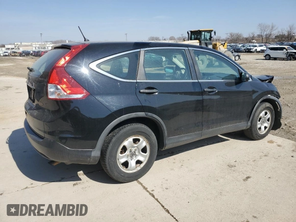 2013 Honda CR-V LX with VIN 2HKRM3H37DH501360, listed as a Copart auction lot 48679215 with 125,071 mi miles and Salvage Title. Bid and sale history available at carsss.com. Image 3.