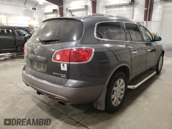 2011 Buick Enclave CXL-1 with VIN 5GAKVBED3BJ108581, listed as a Copart auction lot 48780205 with 171,788 mi miles and Salvage Title. Bid and sale history available at carsss.com. Image 3.
