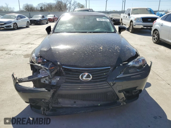 2015 Lexus IS 250 with VIN JTHBF1D20F5055633, listed as a Copart auction lot 48761885 with 78,040 mi miles and Salvage Title. Bid and sale history available at DreamBid. Image 5.