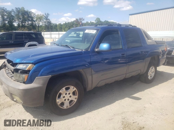 2003 Chevrolet Avalanche with VIN 3GNEK13T53G108133, listed as a Copart auction lot 70569734 with 362,578 mi miles and Salvage Title. Bid and sale history available at carsss.com. Image 1.