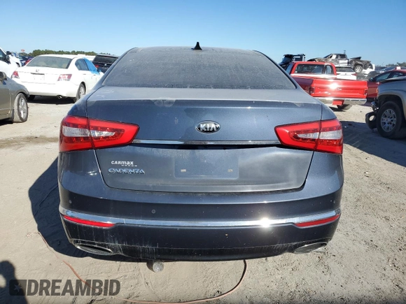 2014 Kia Cadenza Premium with VIN KNALN4D70E5144622, listed as a Copart auction lot 82296494 with 150,352 mi miles and Salvage Title. Bid and sale history available at carsss.com. Image 6.
