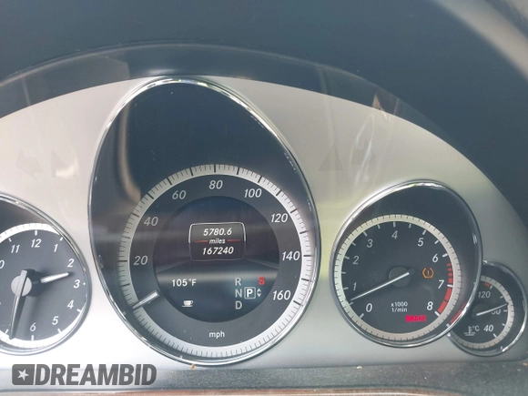 2013 Mercedes-Benz E 350 Luxury with VIN WDDHF5KB2DA742547, listed as a IAAI auction lot 42442044 with 167,240 mi miles and . Bid and sale history available at DreamBid. Image 7.