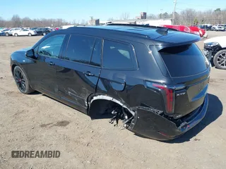 2022 Cadillac XT6 Sport with VIN 1GYKPGRS3NZ143717, listed as a IAAI auction lot 41758715 with 49,083 mi miles. Bid and sale history available at carsss.com. Image 3.