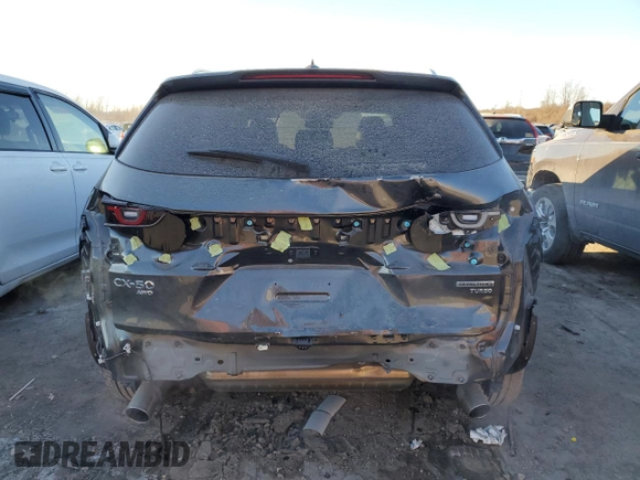 2024 Mazda CX-50 Premium with VIN 7MMVABDY2RN234218, listed as a Copart auction lot 89197935 with 4,000 mi miles and Salvage title. Bid and sale history available at DreamBid. Image 6.