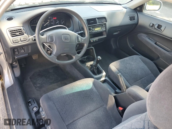1999 Honda Civic EX with VIN 1HGEJ8144XL002704, listed as a Copart auction lot 58281674 with 155,981 mi miles and Salvage Title. Bid and sale history available at carsss.com. Image 8.
