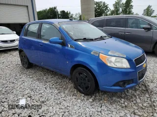 2009 Chevrolet Aveo 1LT with VIN KL1TD66E79B622286, listed as a Copart auction lot 56113094 with 96,075 mi miles and Salvage title. Bid and sale history available at DreamBid. Image 4.
