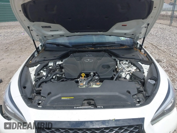 2023 Infiniti Q50 SENSORY with VIN JN1EV7CRXPM540682, listed as a IAAI auction lot 42074399 with 8,086 mi miles. Bid and sale history available at carsss.com. Image 10.