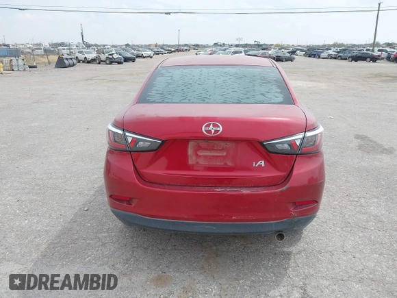 2016 Scion iA with VIN 3MYDLBZV5GY102267, listed as a IAAI auction lot 41837787 with 1 mi miles. Bid and sale history available at carsss.com. Image 16.