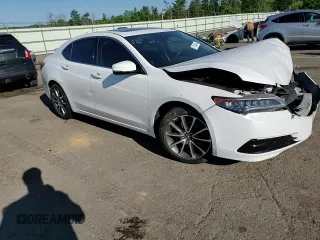 2017 Acura TLX V6 w/Technology Pkg with VIN 19UUB3F51HA002847, listed as a Copart auction lot 57144944 with 0 mi miles and Salvage Title. Bid and sale history available at carsss.com. Image 11.