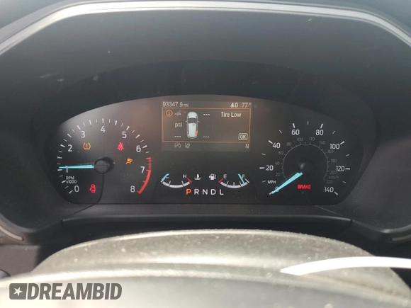 2021 Ford Escape S with VIN 1FMCU9F62MUA74144, listed as a Copart auction lot 56688495 with 93,347 mi miles and Salvage title. Bid and sale history available at DreamBid. Image 9.