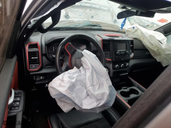 2019 Ram 1500 Rebel with VIN 1C6SRFET6KN841340, listed as a Copart auction lot 86519134 with 74,013 mi miles and Salvage Title. Bid and sale history available at carsss.com. Image 8.