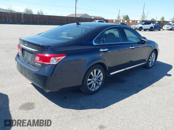 2010 Lexus ES with VIN JTHBK1EG7A2406943, listed as a IAAI auction lot 42156815 with 122,594 mi miles. Bid and sale history available at carsss.com. Image 4.
