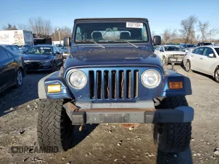 2005 Jeep Wrangler SE with VIN 1J4FA29S95P370542, listed as a Copart auction lot 85571924 with 105,465 mi miles and Salvage Title. Bid and sale history available at carsss.com. Image 5.