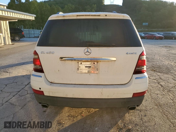 2007 Mercedes-Benz GL-Class with VIN 4JGBF71EX7A164754, listed as a Copart auction lot 73681874 with 194,777 mi miles and Salvage Title. Bid and sale history available at carsss.com. Image 6.