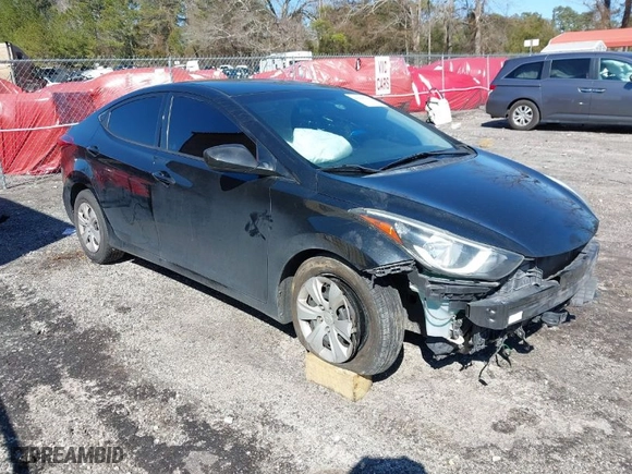 2016 Hyundai Elantra SE with VIN 5NPDH4AE4GH756150, listed as a IAAI auction lot 41600344 with 119,367 mi miles. Bid and sale history available at carsss.com. Image 1.