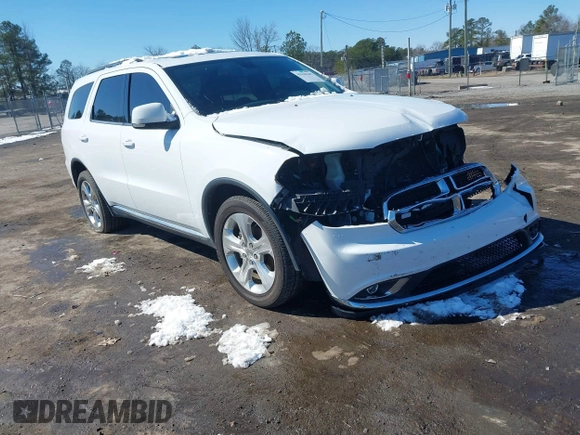 2015 Dodge Durango Limited with VIN 1C4RDJDG3FC771956, listed as a IAAI auction lot 41630105 with 103,657 mi miles and . Bid and sale history available at DreamBid. Image 1.