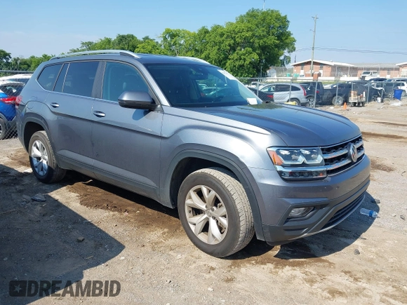 2019 Volkswagen Atlas SE with VIN 1V2WR2CA4KC620074, listed as a IAAI auction lot 42657399 with 75,306 mi miles and . Bid and sale history available at DreamBid. Image 1.