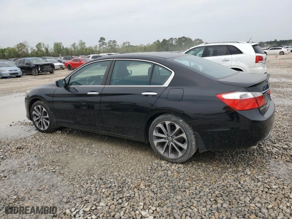 2014 Honda Accord Sedan Sport with VIN 1HGCR2F57EA264126, listed as a Copart auction lot 50596785 with 111,018 mi miles and Clean Title. Bid and sale history available at carsss.com. Image 2.