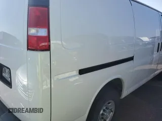 2021 Chevrolet Express Cargo with VIN 1GCWGAFP2M1303233, listed as a IAAI auction lot 42731173 with 57,034 mi miles and . Bid and sale history available at DreamBid. Image 2.