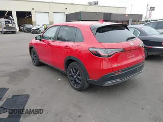 2024 Honda HR-V Sport with VIN 3CZRZ2H52RM705721, listed as a IAAI auction lot 41462735 with 12,085 mi miles. Bid and sale history available at carsss.com. Image 3.