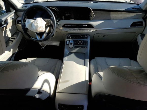 2022 Hyundai Palisade Calligraphy with VIN KM8R74HE3NU420616, listed as a Copart auction lot 46300945 with 70,861 mi miles and Salvage Title. Bid and sale history available at carsss.com. Image 8.