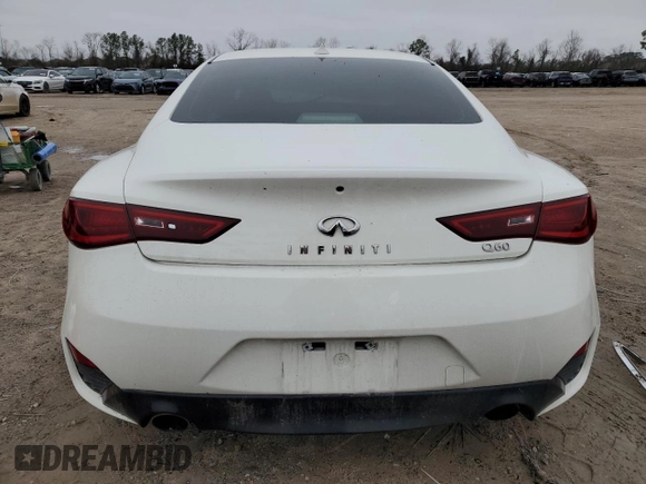 2019 Infiniti Q60 3.0t LUXE with VIN JN1EV7EK2KM231295, listed as a Copart auction lot 45888755 with 36,549 mi miles and Salvage Title. Bid and sale history available at carsss.com. Image 6.