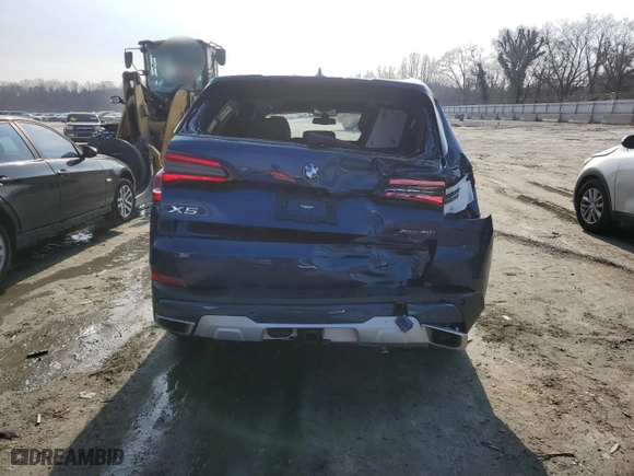 2023 BMW X5 xDrive40i with VIN 5UXCR6C02P9N83421, listed as a Copart auction lot 43815565 with 31,031 mi miles and Salvage Title. Bid and sale history available at carsss.com. Image 6.