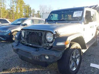 2018 Jeep Wrangler Unlimited Sport S with VIN 1C4HJXDG0JW158935, listed as a IAAI auction lot 41187384 with 69,721 mi miles. Bid and sale history available at carsss.com. Image 6.