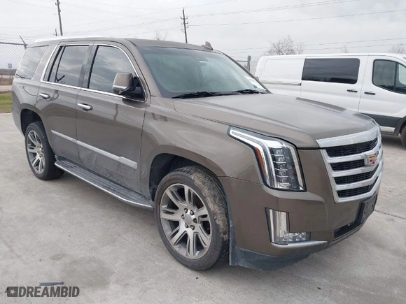 2015 Cadillac Escalade Luxury with VIN 1GYS3MKJ9FR725818, listed as a IAAI auction lot 41596731 with 224,246 mi miles. Bid and sale history available at carsss.com. Image 1.