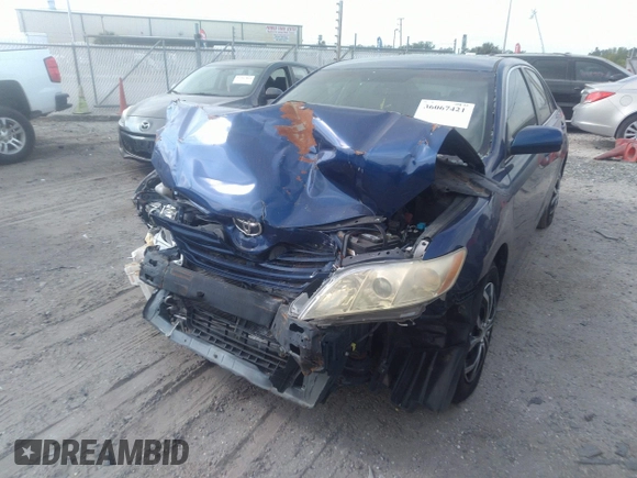 2007 Toyota Camry CE with VIN 4T1BE46K47U018350, listed as a IAAI auction lot 41673524 with 157,288 mi miles. Bid and sale history available at carsss.com. Image 6.