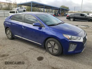 2022 Hyundai Ioniq SE with VIN KMHC75LC4NU275748, listed as a Copart auction lot 82028704 with 54,800 mi miles and Salvage title. Bid and sale history available at DreamBid. Image 4.