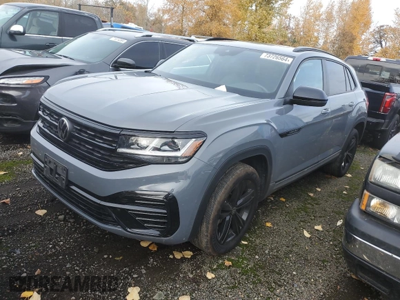 2023 Volkswagen Atlas SEL z VIN 1V2SE2CA8PC210959, wystawiony jako Copart lot #73726564 z przebiegiem 27 799 mil mil oraz Szkoda całkowita • Salvage title. Historia ofert i sprzedaży dostępna na DreamBid. Obrazek 1.