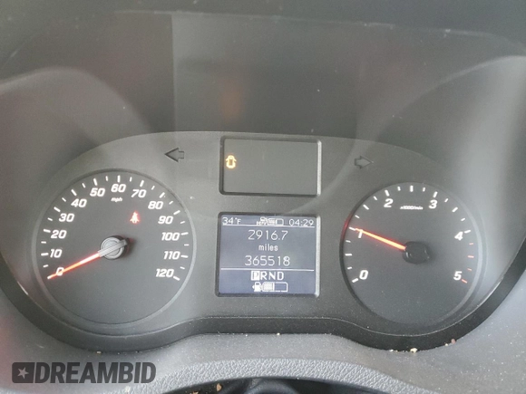 2020 Mercedes-Benz Sprinter with VIN W1Y4EDHYXLT030139, listed as a Copart auction lot 87737455 with 365,518 mi miles and Salvage Title. Bid and sale history available at DreamBid. Image 9.