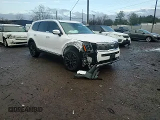 2021 Kia Telluride SX with VIN 5XYP54HC8MG158219, listed as a Copart auction lot 49172935 with 49,298 mi miles and Salvage Title. Bid and sale history available at carsss.com. Image 12.