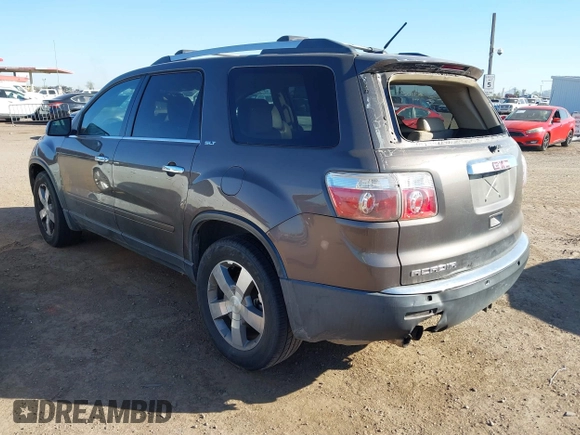 2012 GMC Acadia SLT2 with VIN 1GKKRSED0CJ190603, listed as a IAAI auction lot 42045225 with 153,601 mi miles. Bid and sale history available at carsss.com. Image 3.