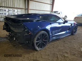 2017 Chevrolet Corvette with VIN 1G1Y12D7XH5113769, listed as a Copart auction lot 84161744 with 14,601 mi miles and Salvage title. Bid and sale history available at DreamBid. Image 3.