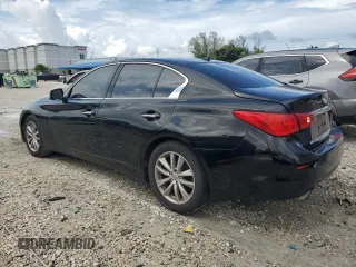 2015 Infiniti Q50 Sport with VIN JN1BV7AP2FM338924, listed as a Copart auction lot 64821585 with 104,907 mi miles and Clean title. Bid and sale history available at DreamBid. Image 2.