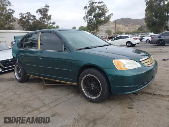 2002 Honda Civic EX with VIN JHMES26732S003531, listed as a IAAI auction lot 42109661 with 278,266 mi miles and . Bid and sale history available at DreamBid. Image 1.