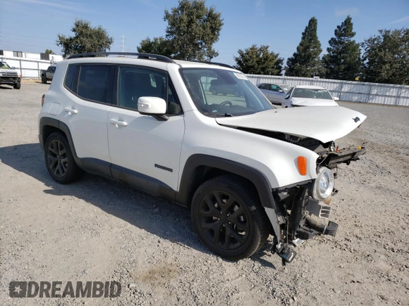 2018 Jeep Renegade Latitude with VIN ZACCJABH5JPH93990, listed as a Copart auction lot 68153784 with 39,454 mi miles and Salvage title. Bid and sale history available at DreamBid. Image 4.