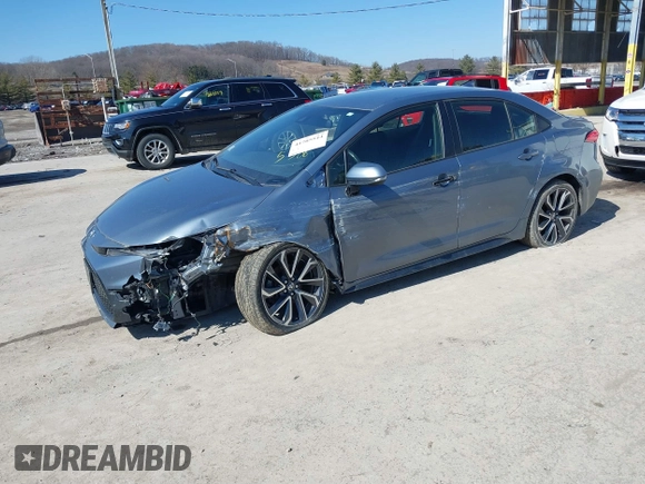 2020 Toyota Corolla SE with VIN JTDS4RCE5LJ015388, listed as a IAAI auction lot 41705544 with 87,322 mi miles and . Bid and sale history available at DreamBid. Image 17.