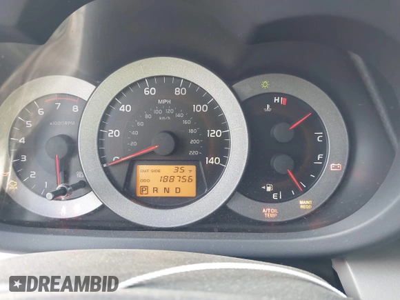 2006 Toyota RAV4 with VIN JTMBD35V365012898, listed as a IAAI auction lot 41539056 with 188,756 mi miles. Bid and sale history available at carsss.com. Image 7.