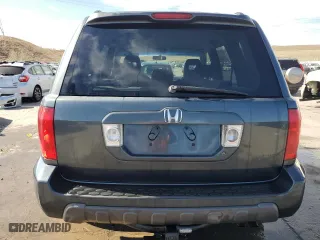 2004 Honda Pilot EX with VIN 2HKYF18404H585637, listed as a Copart auction lot 48829995 with 214,395 mi miles and Salvage Title. Bid and sale history available at carsss.com. Image 6.