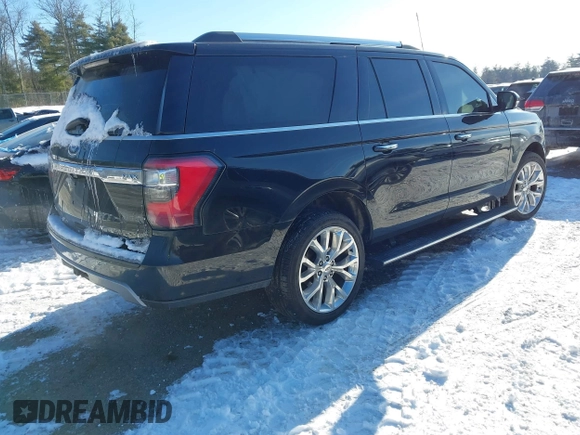 2018 Ford Expedition Max Limited z VIN 1FMJK2AT1JEA20194, wystawiony jako IAAI lot #41395819 z przebiegiem 113 442 mil mil oraz . Historia ofert i sprzedaży dostępna na DreamBid. Obrazek 4.