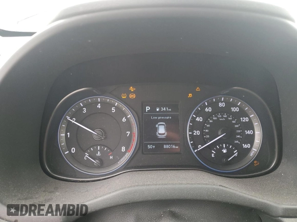 2020 Hyundai Kona SEL with VIN KM8K22AA6LU552195, listed as a Copart auction lot 51321055 with 88,016 mi miles and Salvage Title. Bid and sale history available at DreamBid. Image 9.