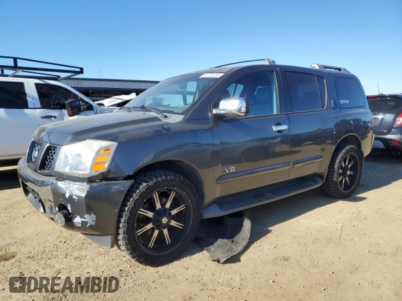 2007 Nissan Armada SE z VIN 5N1AA08A37N706497, wystawiony jako Copart lot #87753155 z przebiegiem 109 463 mil mil oraz Szkoda całkowita • Salvage title. Historia ofert i sprzedaży dostępna na DreamBid. Obrazek 1.