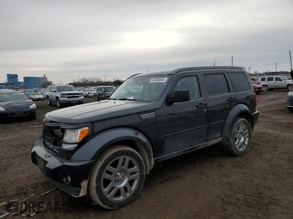 2011 Dodge Nitro Heat with VIN 1D4PU4GX0BW501101, listed as a Copart auction lot 84896064 with 146,945 mi miles and Salvage Title. Bid and sale history available at DreamBid. Image 1.