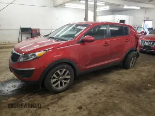 2014 Kia Sportage LX with VIN KNDPB3AC0E7623541, listed as a Copart auction lot 47541685 with 124,998 mi miles and Salvage Title. Bid and sale history available at carsss.com. Image 1.