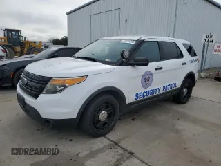 2013 Ford Utility Police Interceptor with VIN 1FM5K7AR5DGC92582, listed as a Copart auction lot 45732165 with 184,194 mi miles and Clean Title. Bid and sale history available at carsss.com. Image 1.