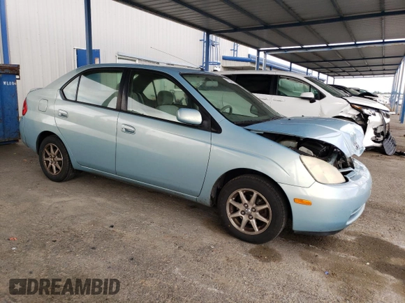 2003 Toyota Prius z VIN JT2BK18U130088117, wystawiony jako Copart lot #57264675 z przebiegiem 185 926 mil mil oraz Szkoda całkowita • Salvage title. Historia ofert i sprzedaży dostępna na DreamBid. Obrazek 4.